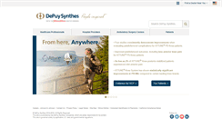 Desktop Screenshot of depuysynthes.com